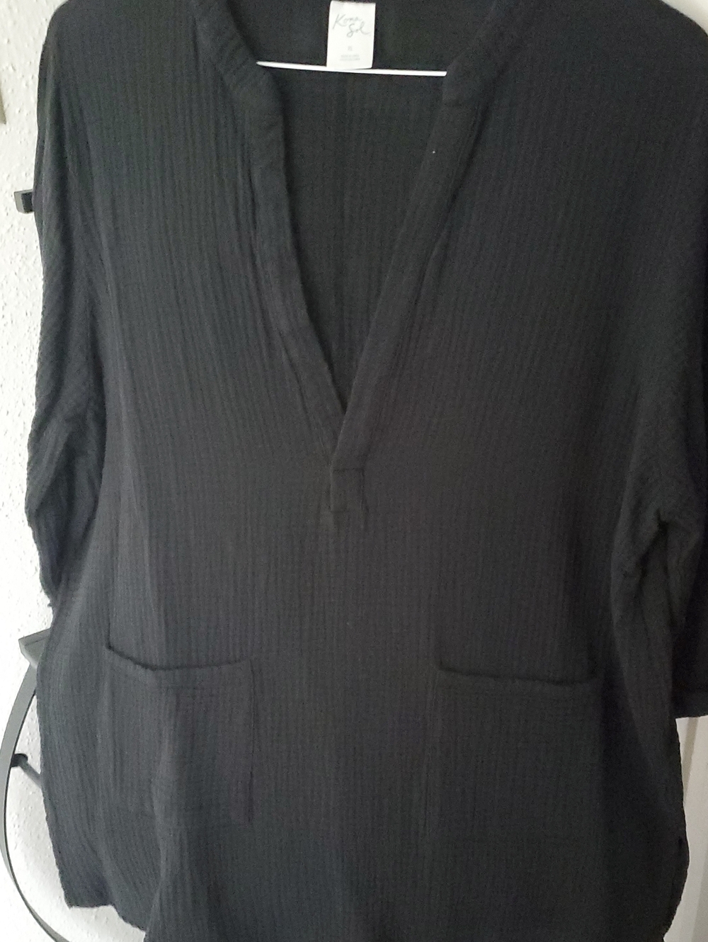 Womans XL Swimsuit Kona Sol Black Cover Up